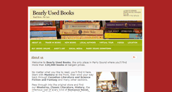 Desktop Screenshot of bearlyusedbooks.ca